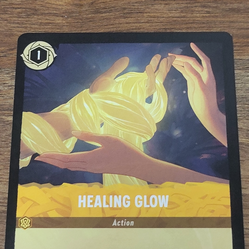 Healing Glow Disney Lorcana Card First Edition # 28 Rupunzel yellow - Picture 2 of 6